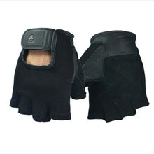 Load image into Gallery viewer, Genuine Leather Gym Gloves Men Women Crossfit  Fitness Gloves