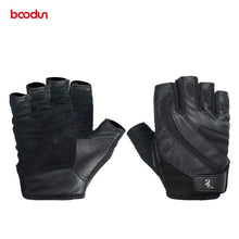 Load image into Gallery viewer, Boodun Genuine Leather Gym Gloves
