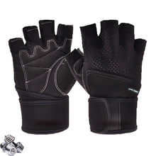 Load image into Gallery viewer, Weightlifting Breathable Half Finger Wrist Protect Men Woman Gymnasium Outdoor Training Sports Equipment